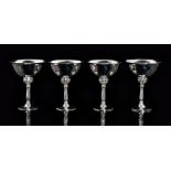 Harald Nielsen for Georg Jensen - A matched set of four cocktail cups or goblets,