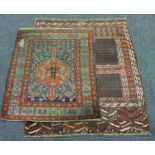 An early 20th Century Middle Eastern flat woven rug,