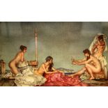 SIR WILLIAM RUSSELL FLINT, RA, PRWS (1880-1969) - 'The Silver Mirror', photographic reproduction,