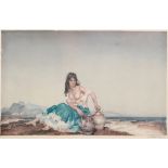 SIR WILLIAM RUSSELL FLINT, RA, PRWS (1880-1969) - 'Sara', photographic reproduction,