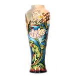 A large Moorcroft River of Dreams pattern vase designed by Sarah Cowan, impressed and painted marks,