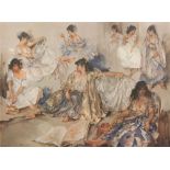 SIR WILLIAM RUSSELL FLINT, RA, PRWS (1880-1969) - 'Variations IV', photographic reproduction,