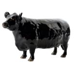 A Beswick Aberdeen Angus cow, model 1563 Approved by the Aberdeen Angus Cattle Society,