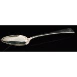A George III hallmarked silver Old English pattern tablespoon length 22.