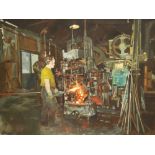 ALBERT LAWRENCE HAMMONDS, RBSA (1930-1994) - 'David Etchell's Machine at T.W.Lench Ltd.