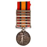 A Queen's South African Medal with Driefontein, Johannesberg, Diamond Hill, Wittenbergen,