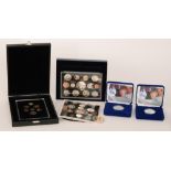 A collection of 19th and 20th Century copper coinage to include later proof Diana 2007 crowns and