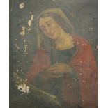 ITALIAN SCHOOL (18TH CENTURY) - The Penitent Magdalene, oil on canvas, framed,