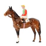 A Beswick Horse and Jockey, model 1862,