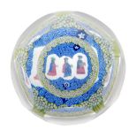 A Whitefriars 1976 Christmas paperweight designed by Geoffrey Baxter,