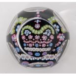 A Whitefriars 1977 commemorative paperweight designed by Geoffrey Baxter celebrating silver jubilee