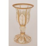 A 19th Century Bohemian goblet in the manner of Moser,