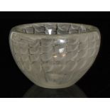 A post war Nuutarjarvi Notsjo crystal glass Harso bowl designed by Kaj Franck decorated with an