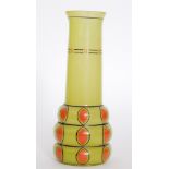 An early 20th Century German vase by Entwurf Fachlehrer Veit in the Secessionist style circa 1925,