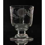 An 18th Century water glass circa 1750,