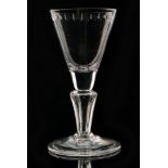 An 18th Century drinking glass circa 1780,