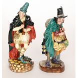 Two Royal Doulton figures comprising The Pied Piper HN2102 and The Mask Seller HN2103 (2)