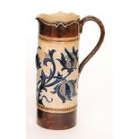 An early 20th Century Royal Doulton 'Art Union of London' jug designed by Mark V Marshall decorated