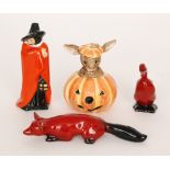 A Royal Doulton figure of Guy Fawkes HN3271 together with a Bunnykins figure Halloween Bunnykins