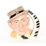 A Royal Doulton character jug Jimmy Durante D6708 from the Celebrity Collection, marked as a second,