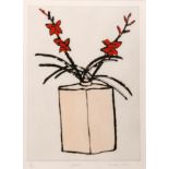 RICHARD SPARE (BORN 1951) - 'Gladioli', etching, signed in pencil, numbered 16/100, framed,