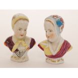 A pair of late 19th Century portrait busts after the originals by J.