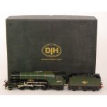 A 2-6-2 O gauge Coldsteamer locomotive and tender No 60873 in green livery by DJH Grandspot Ltd,