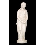 A Copeland Parian statue entitled Maidenhood, modelled by Edgar Papworth, published Sept 2nd 1881,