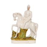 A 19th Century Staffordshire equestrian figure of Field Marshall Lord Roberts,