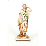 An early 19th Century Staffordshire Neale & Co figure modelled as Diana the Hunteress,