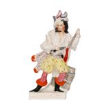 A 19th Century Staffordshire portrait figure of the smuggler and Pirate Will Watch,