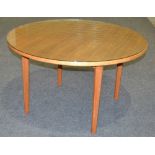 Amended description - Attributed to Gordon Russell Furniture - A circular dining or centre table on