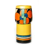 Clarice Cliff - Picasso Flower (Orange) - A shape 376 vase circa 1930,