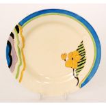 Clarice Cliff - Ladore - A circular side plate circa 1932,