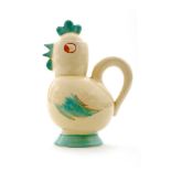 Clarice Cliff - Chick - A children's coco pot and cover circa 1930 in the form of a stylised