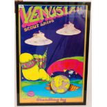 Donshel - 'Venusian Scout Ships', a psychedelic poster, originally published 1967, framed, 71.