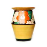 Clarice Cliff - Floreat - A shape 342 vase circa 1930,