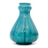 Pilkingtons Royal Lancastrian - A shape 2335 vase of lobed form with a garlic neck,
