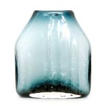 Geoffrey Baxter - Whitefriars - A Textured range glass shouldered vase in Indigo, pattern 9678,