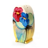 Clarice Cliff - Delecia Pansies - A Bon Jour sugar sifter circa 1932,