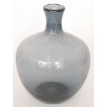 Erik Hoglund - Boda - A large 1960s glass vase of ovoid form below a narrow waisted neck internally