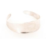 Aarre and Krogh EFTF - Randers - A Danish Sterling silver cuff of plain tapered form,