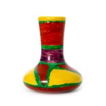 Clarice Cliff - Original Bizarre - A shape 177 tradesman's miniature vase of compressed globe and