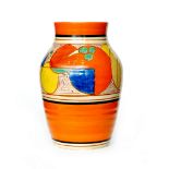 Clarice Cliff - Melon - An Isis vase circa 1930,