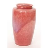 Ruskin Pottery - An early 20th Century high fired vase of shouldered form decorated with a