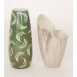 Albert Hallam - Beswick - Two post war vases,