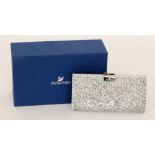 Swarovski - A contemporary 'Power Rock' evening clutch bag of tear from with random crystal