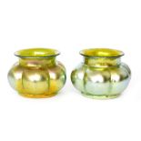 Loetz - A pair of early 20th Century glass vases,