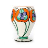 Clarice Cliff - Latona Orchid - A shape 363 vase circa 1929,