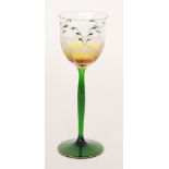 Theresienthal - An early 20th Century hock glass,